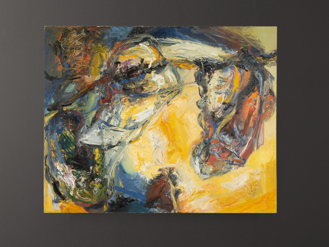 Asger, Öl auf Leinwand, 80 x 100 cm