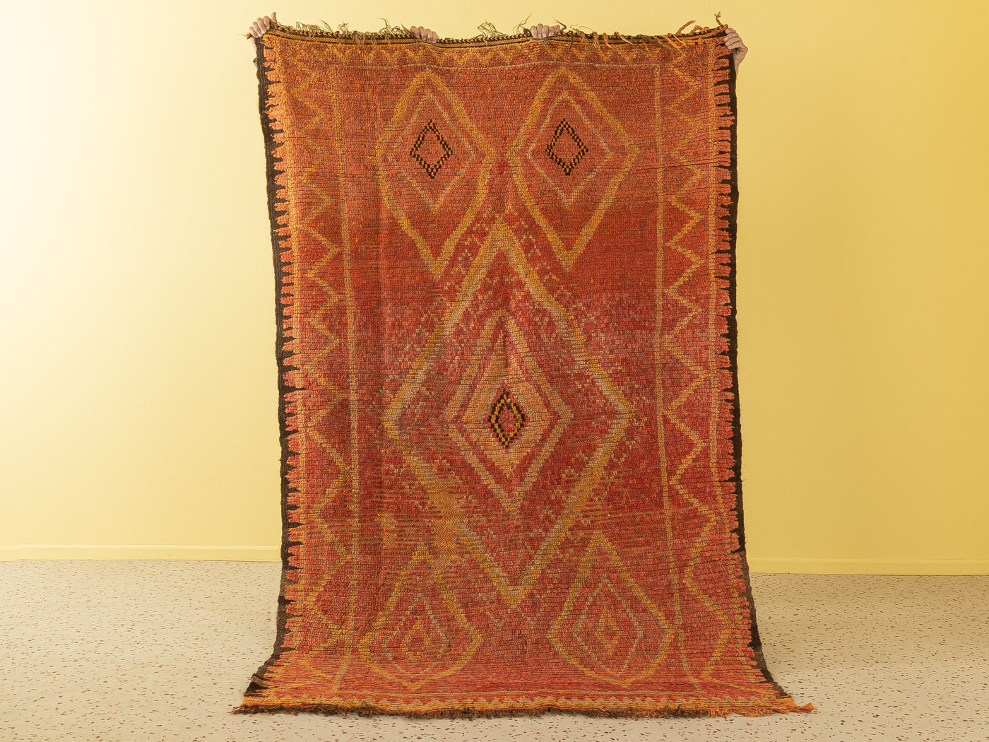 Vintage Rehamna, Berber Teppich, 145 X 240