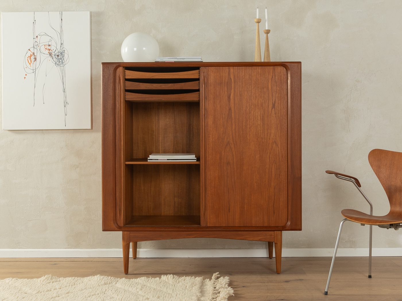 1960er Jahre Highboard, Bernhard Pedersen & Søn  