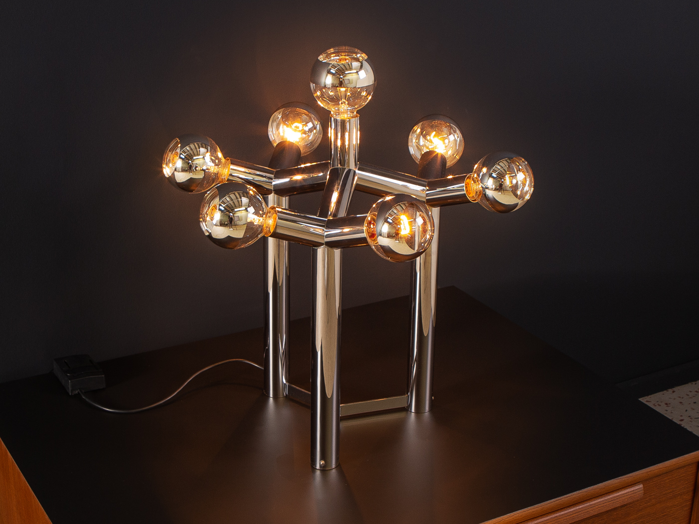 Atomic table lamp, J.T. Kalmar