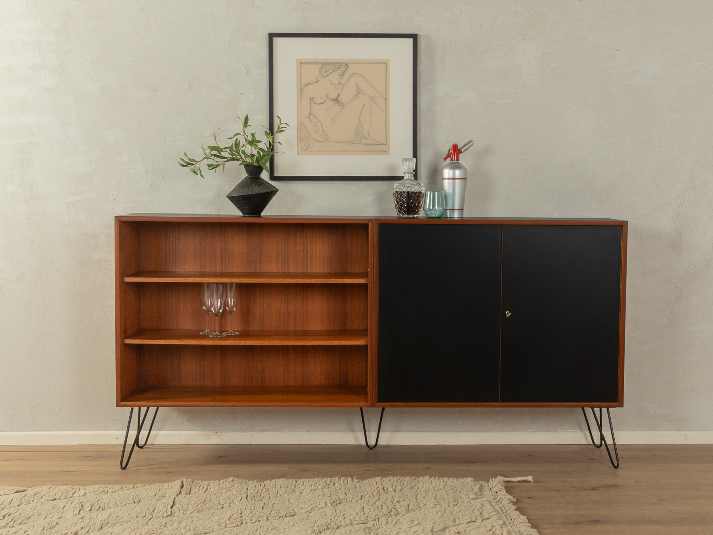 1960er Jahre Sideboard, WK Möbel