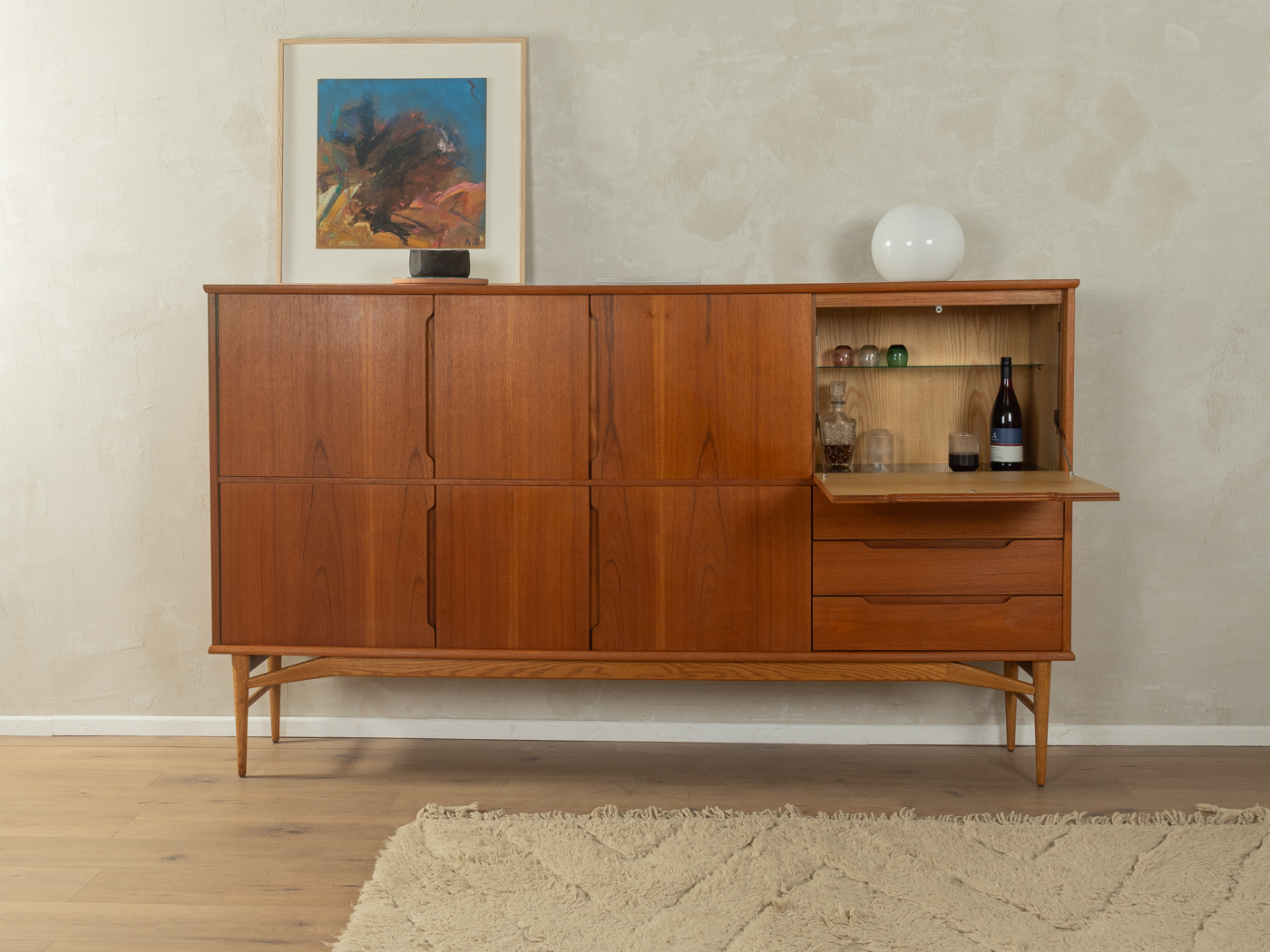 1960er Jahre Highboard, Modell Fredericia
