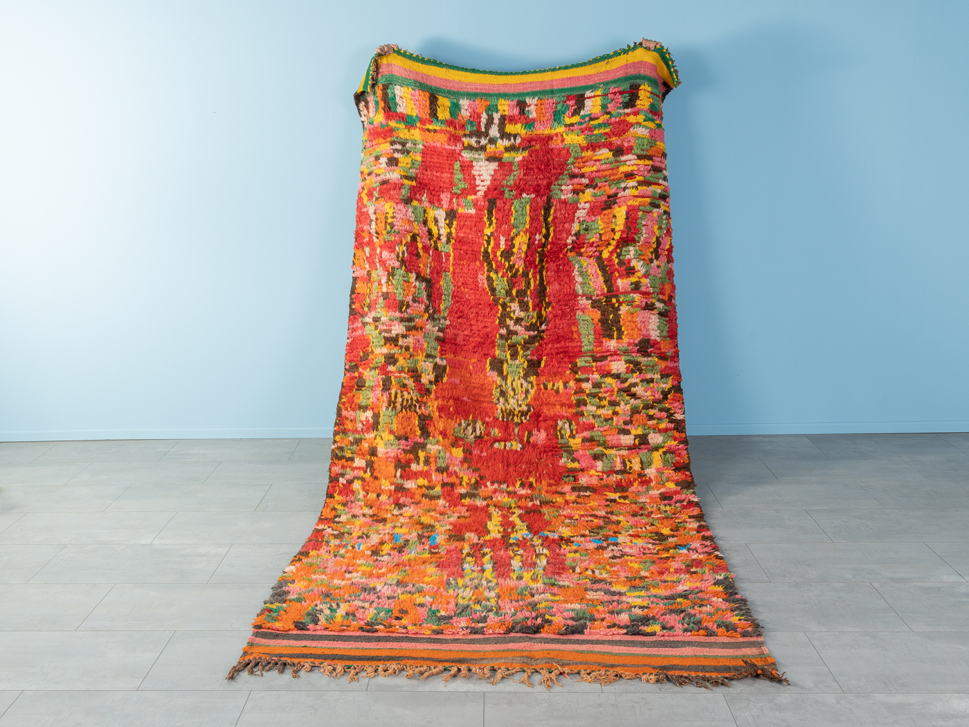 Vintage Boujad, Berber Teppich, 160 x 329
