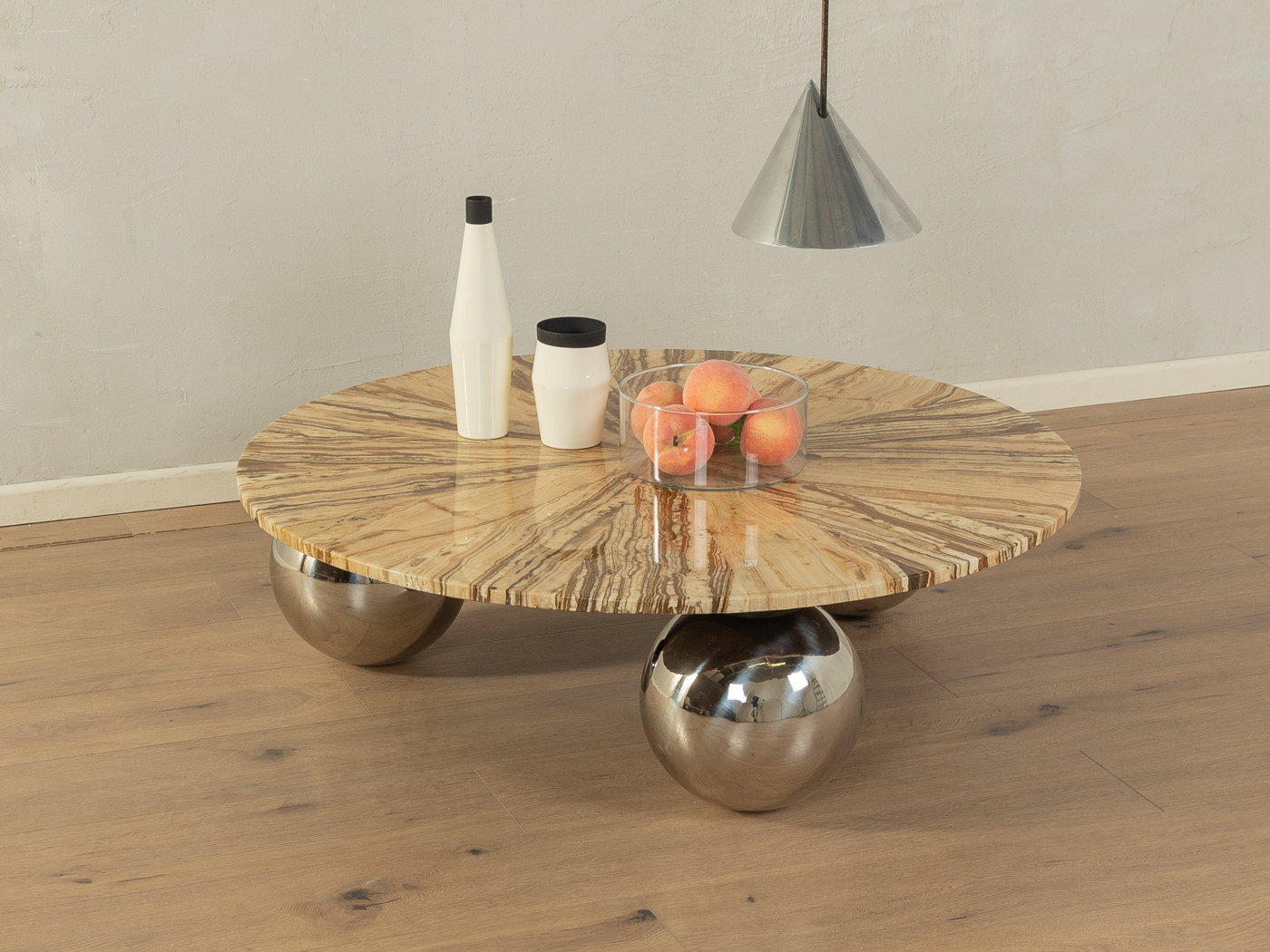 Exclusive marble coffee table, Ø 100 cm