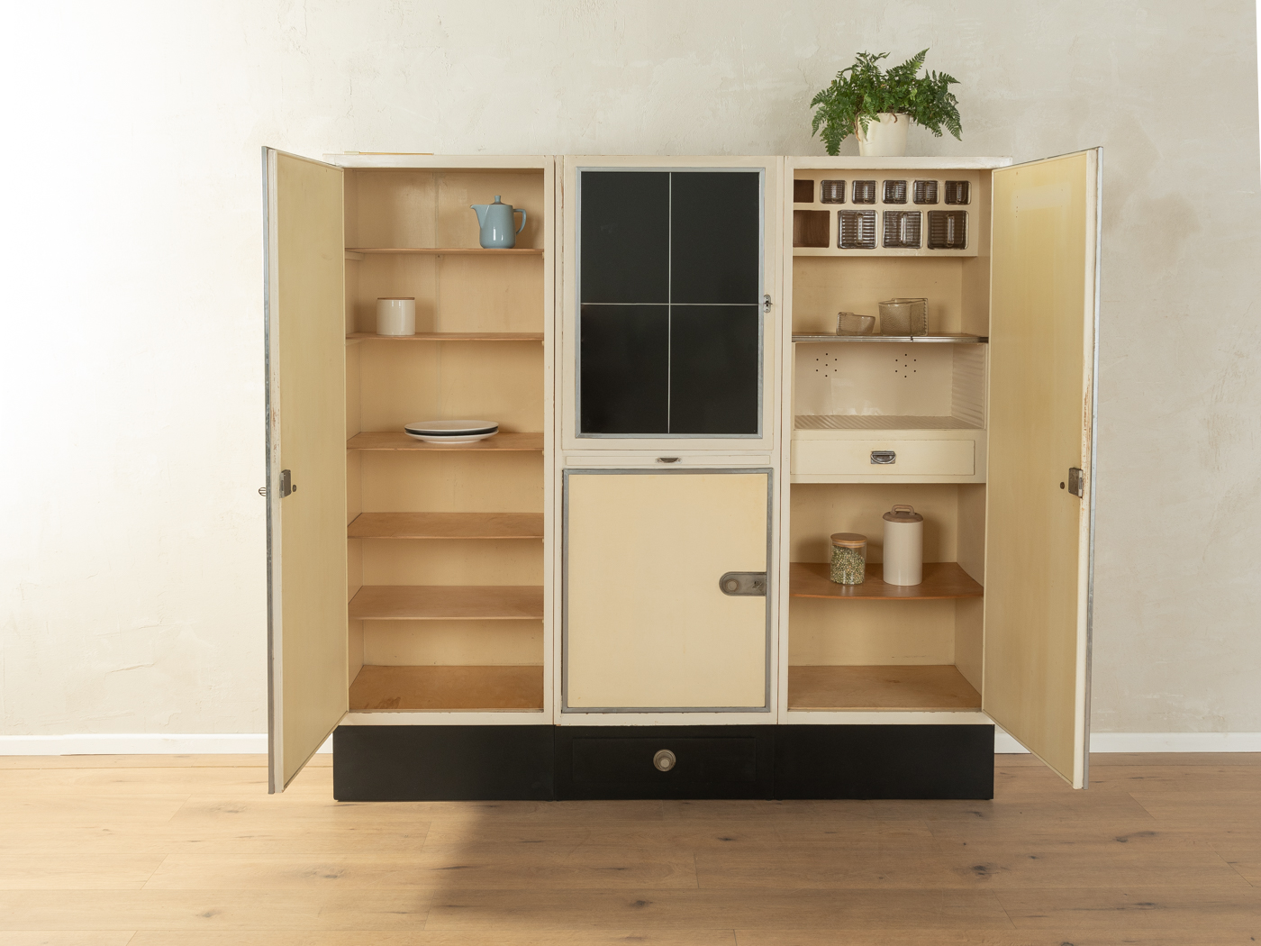 1950er Jahre Küchenschrank, Art déco Stil