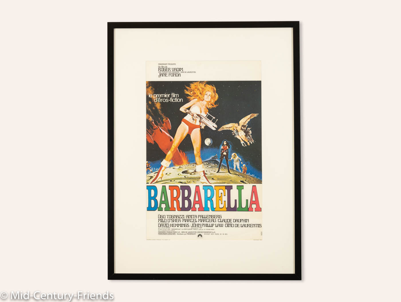 Barbarella – Jane Fonda, Filmposter, 63 x 84 cm