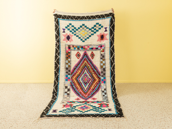 Vintage Azilal, Berber Teppich, 130 X 275